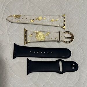 Apple Watch 2 pack Gold and Black‎ Watch Bands